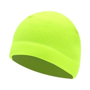 Imagem de Gorro Térmico Unissex De Inverno Em Fleece, Quente E À Prova De Vento 