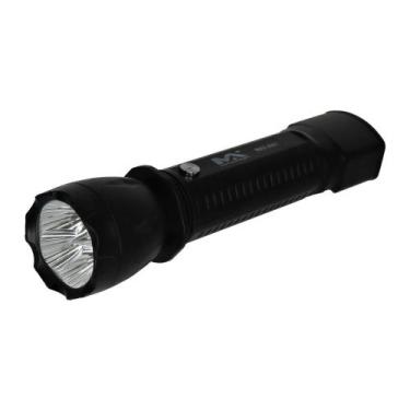Imagem de Lanterna Preta de Bateria Recarregável 5Led - Maximidia