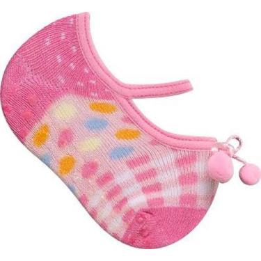 Imagem de Meia Sapatilha Bebê Antiderrapante Duck, Rosa