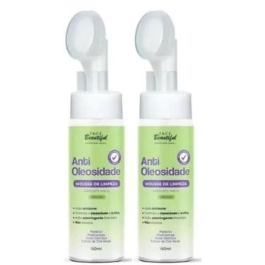 Imagem de Kit 2 Mousse De Limpeza Anti Oleosidade - Face Beautiful