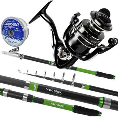 Imagem de Combo Alto Mar 15 Rolamentos 12Kg Veltrix Surf Gtx Cor:Nx 6000Tamanho: