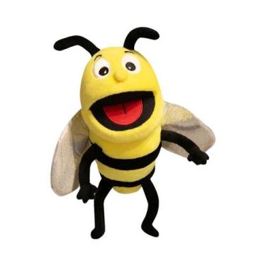Imagem de Fantoches De Mão De Insetos De Pelúcia: Abelha, Joaninha, Borboleta - 