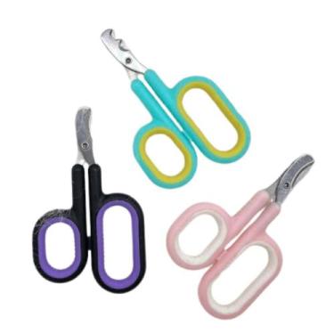 Imagem de Tesoura de Unhas Cat Pratic para Gatos Cores Sortidas 1 Unidade - BOM 