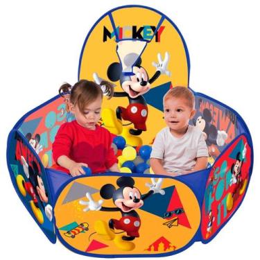 Imagem de Piscina De Bolinhas Mickey Com Cesta De Basquete 6375 - Zippy Toys