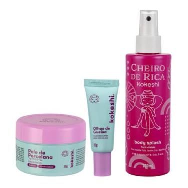 Imagem de Kit Frescor e Hidratação Facial Kokeshi Pele de Porcelana Olhos de Gue