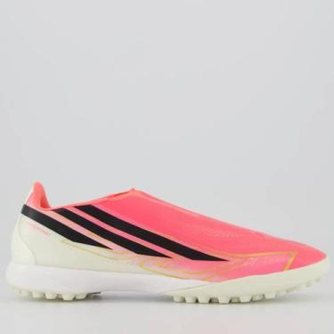 Imagem de Chuteira Adidas F50 Hyperfast League LL TF Society Rosa, 45