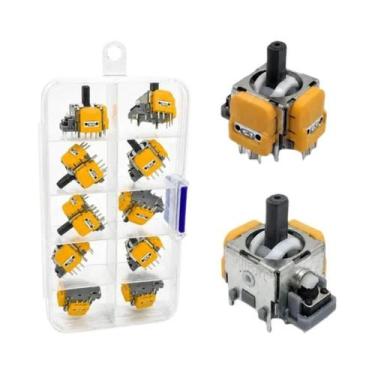 Imagem de Peças De Substituição Para Joystick Analógico 3D Para Controle PS5 PS4