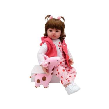 Boneca Bebe Reborn Laura Baby Gui 48 cm menino corpo algodão em Promoção é  no Buscapé