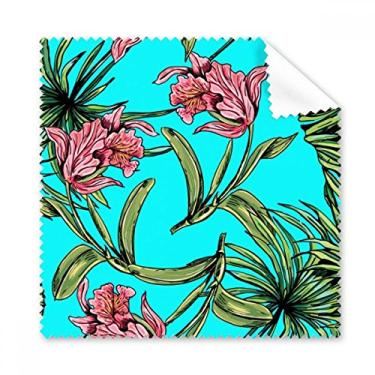 Imagem de Pano de limpeza para celular, folha de planta, azul, céu feliz, 5 peças