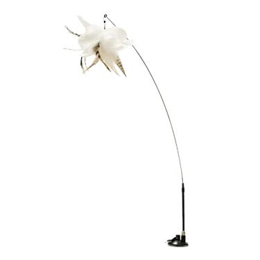 Imagem de Baoblaze Brinquedo de gato Teaser Toys Strong Suction Base with Bells Replacement Adsorbable Funny Cat Stick Toy para gatinhos Cat Training Tool