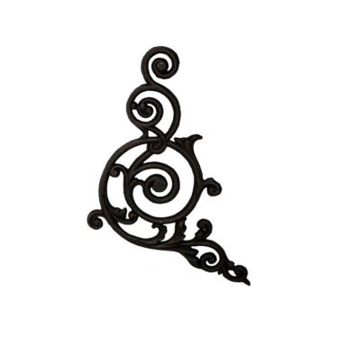 Imagem de Grade Ferro Fundido Arabesco Portão Varanda Sacada 53x60cm