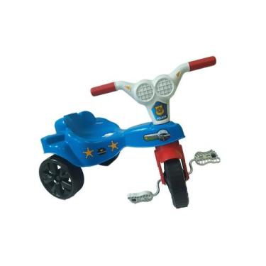 Triciclo Infantil 2 em 1 com Empurrador Motoca Velotrol BW082AZ - Azul