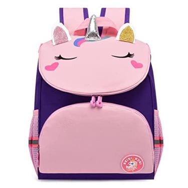 Imagem de Mochila Bolsa Infantil Crianças Animais Bebês Respirável IBMKIDS (Purple Unicorn)