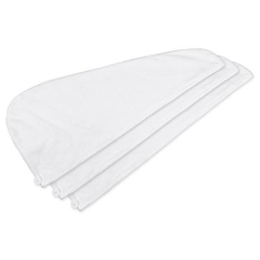 Imagem de DII Envoltório de cabelo de microfibra ajustável feminino, branco