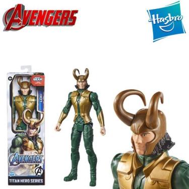 Imagem de Boneco Loki Thor Vingadores Disney Marvel Titan Hero Hasbro