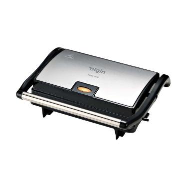 Imagem de Mini Grill Antiaderente Taste Grill Elgin 800W Prata