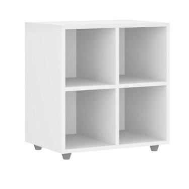 Imagem de Nicho Organizador 4 Prateleiras Movelbras Branco