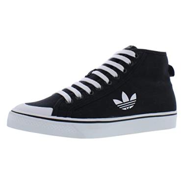 Imagem de adidas Mens Nizza Hi High Sneakers Shoes Casual - Black - Size 4 D