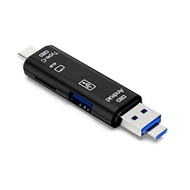 Imagem de 1 x telefone USB 3.0 tipo C/USB/micro USB SD TF cartão de memória adaptador OTG