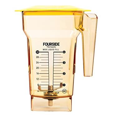 Imagem de Blendtec Frasco de grau comercial Fourside – livre de BPA, 2,13 ml, amarelo