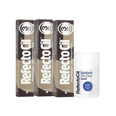 Imagem de Kit Refectocil 3 Tinta + 1 Oxidante Nº3 Castanho Natural