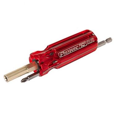 Imagem de Picquic Chave de fenda SIXPAC Plus com 7 pontas múltiplas de 15 cm.