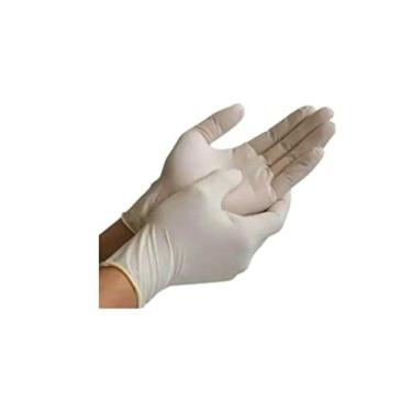 Imagem de Luva Látex Natural Descartável Com Pó Inoven Tamanho M - Cartucho com 100 Unidades