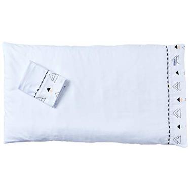 Imagem de Biramar Baby Colchonete Para Carrinho De Bebê Com Fronha Malha New York Triângulo Colorido Colorido