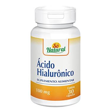 Imagem de Ácido Hialurônico 100 mg com Colágeno Hidrolisado 30 cápsulas Só Natural