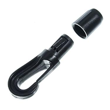 Imagem de Corda elástica Paracord Planet – Gancho de plástico para corda, fio, entusiastas de atividades ao ar livre – Ganchos de cordão elástico para acessórios de acampamento, fitness, exercícios, barco e uso náutico (pacote com 10)