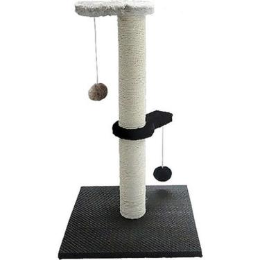 Imagem de Brinquedo Arranhador The Pets Brasil Preto Dupla Bolinha Suspensa - Tam. Único