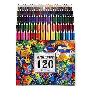 Imagem de Domary 48/72/120/160/180 Conjunto de lápis de cor a óleo Lápis de cor pré-afiados Materiais de arte para alunos adultos Artistas desenhando esboços e livros para colorir