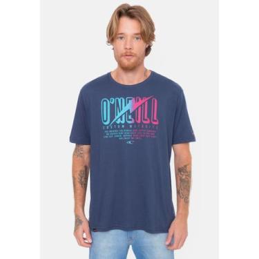 Imagem de Camiseta Oneill Gravity Crew Azul Marinho