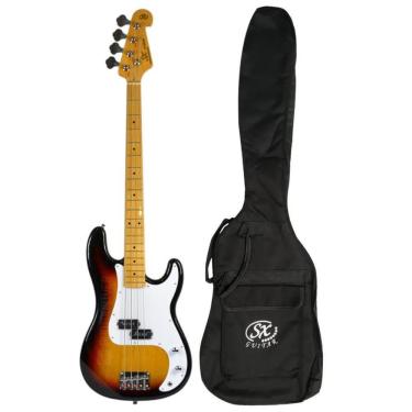 Imagem de Baixo 4 cordas Precision Bass SPB57+ C/ Bag BB400 3TS - SX
