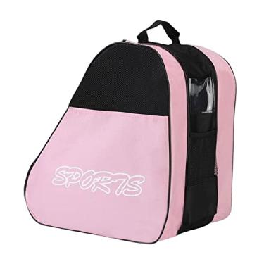 Imagem de YIJU Bolsas de skate, ótimas para patins, patins de, patins quádruplos, patins em, patins de hóquei no, acessórios de skate para crianças e, ROSA