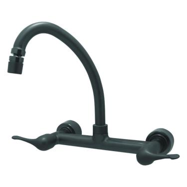 Imagem de Torneira Misturador Parede Grafite 3368 C62 1/4 Volta