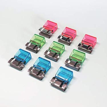 Imagem de Carl Clipe de clipe de papel multiuso, clipe grande para saco de lanche e sacos de comida, cores sortidas, 9 peças (MC-53)