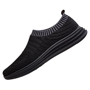 Imagem de Sapatos casuais masculinos 2023 primavera e verão nova malha respirável moda caminhada...