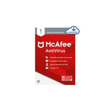 Imagem de McAfee Antivírus - Proteção para 1 Dispositivo - 1 ano - Digital para download
