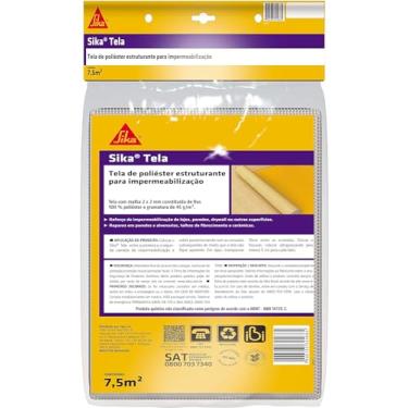 Imagem de Sika - Tela de reforço - Sika Tela Branca - Membrana de reforço - Sistemas waterproofing - Durável - Tela de 1,5 x 50M