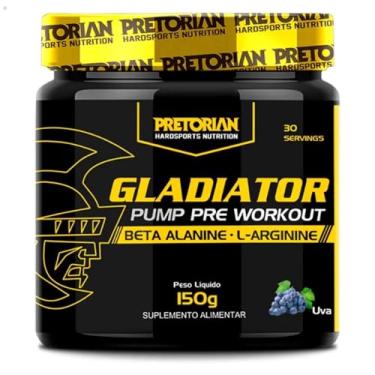 Imagem de Pré Treino | Gladiator Pré- Workout Pretorian 150Gr - UVA Com Beta Alanina