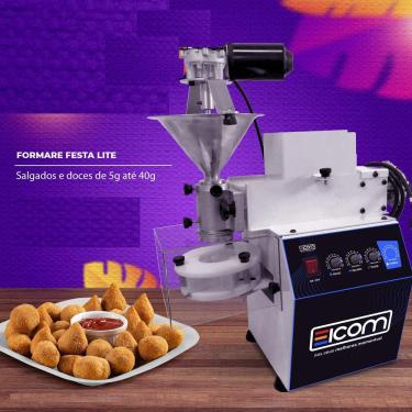Imagem de Maquina de Salgados e doces Festa - Modela de 5 a 40 gramas - até 1500/hora