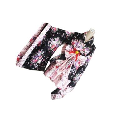 Imagem de COLLBATH 1 Conjunto Roupa cosplay Quimono rosa Kimono empregada Traje empregada japonesa flores cerejeira roupa empregada roupa festa mulheres