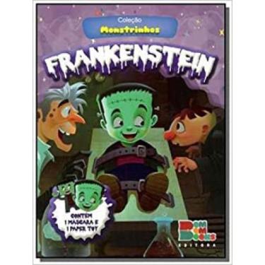 Imagem de Monstrinhos Com Mascara E Paper Toy - Frankenstein
