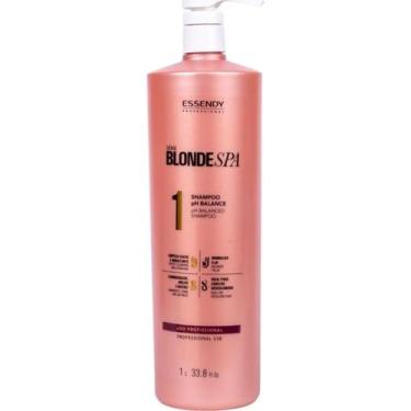 Imagem de Shampoo Ph Balance Blonde Spa Essendy 1L  Passo 1