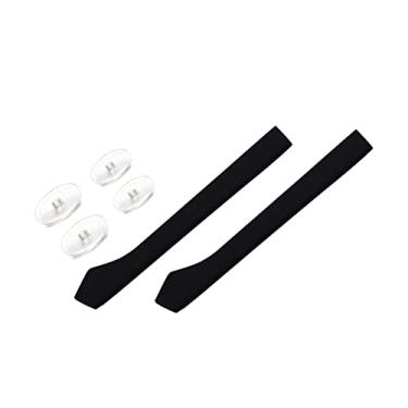 Imagem de Glintbay Kit de borracha para protetores de nariz e meias auriculares para óculos de sol Oakley Boomstand OX5042 - Preto