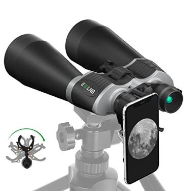 Imagem de ESSLNB Binóculos astronômicos com zoom 13-39 x 70 binóculos gigantes com adaptador de tripé, adaptador de telefone e capa para observação de pássaros, caça e observação de estrelas (13-39 x 70)