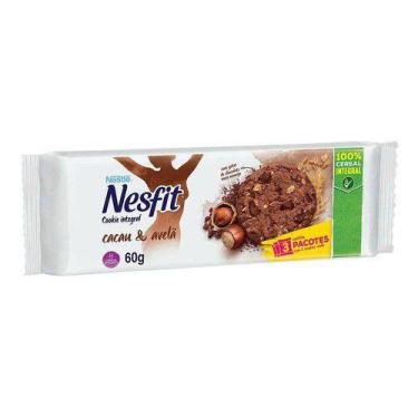 Imagem de Kit C/10 Uni Biscoito Integral Cookie Cacau Avelã Nesfit 60G - Nestlé
