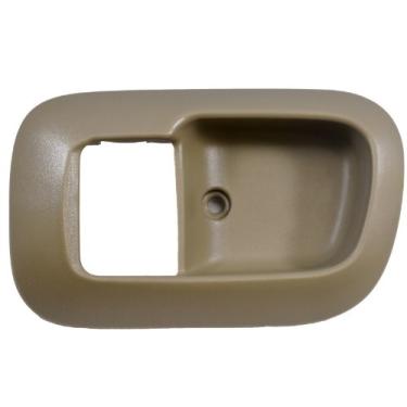 Imagem de PT Auto Warehouse TO-2530E-2FL - Acabamento interno interno da maçaneta da porta, bege/caramelo - lado do motorista dianteiro