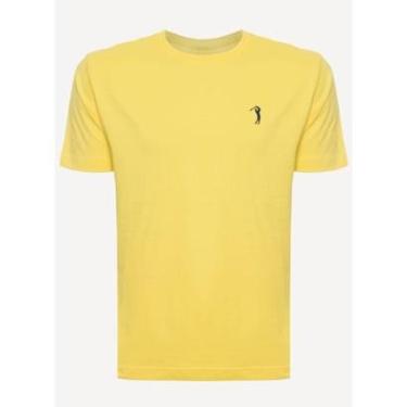 Imagem de Camiseta Amarelo Lisa Aleatory-Masculino